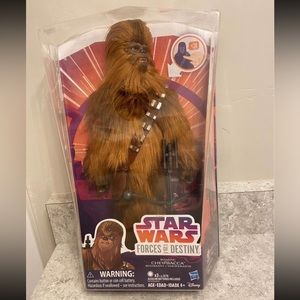 Working 2017 Star Wars Forces of Destiny Chewbacca action figure